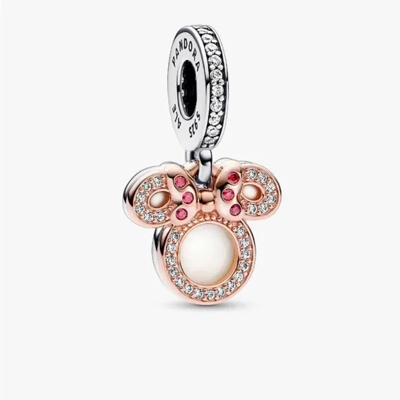 Pandora Disney Minnie Mouse silhouette dangle charm (52) - Picture 1 of 7